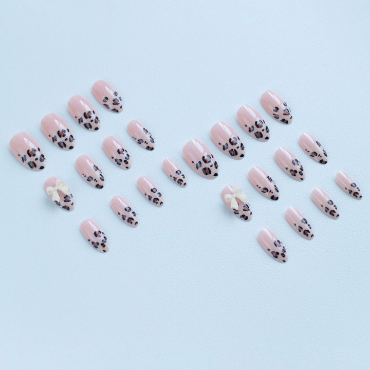 Trendy Leopard Print Nail Art Set
