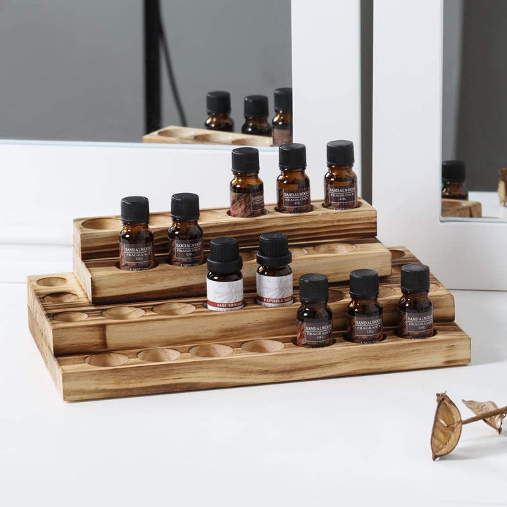 Wood stand for bottles and kitchen utensils Kalsten