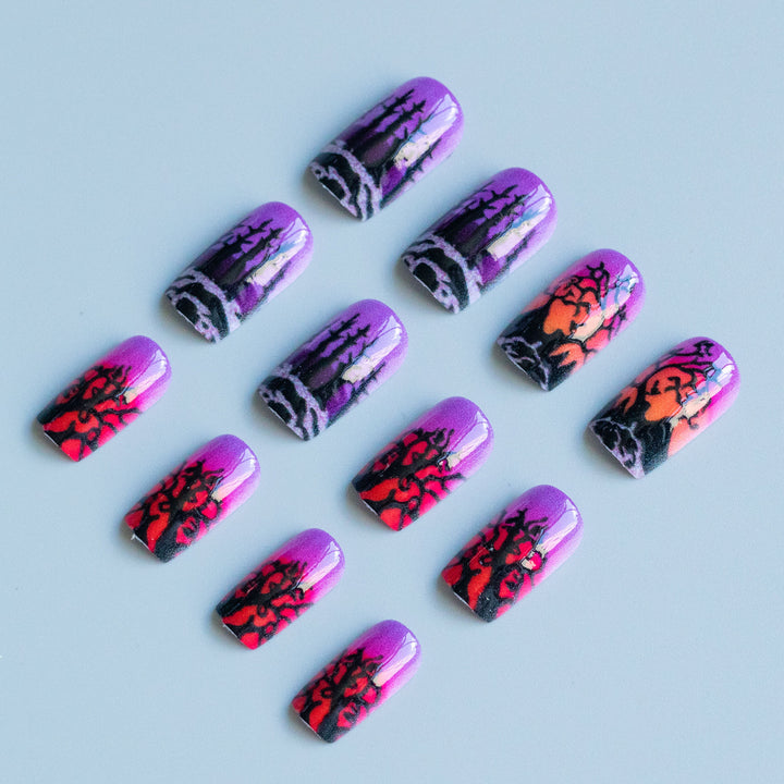Artistic Halloween Nail Art Set