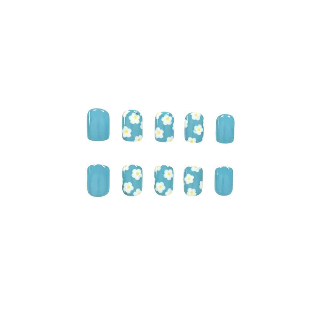 Floral Pattern Acrylic Nail Art Enhancements Kalsten