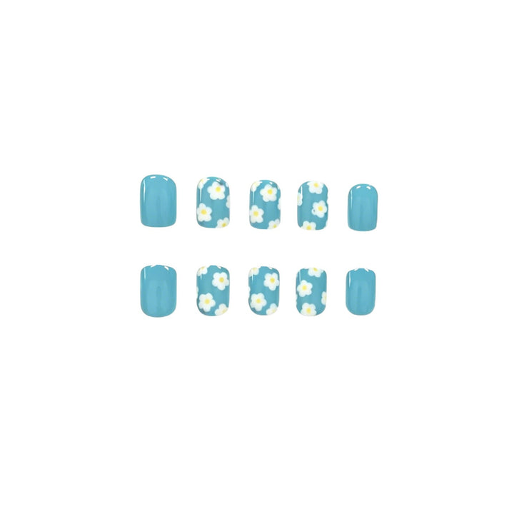 Floral Pattern Acrylic Nail Art Enhancements Kalsten