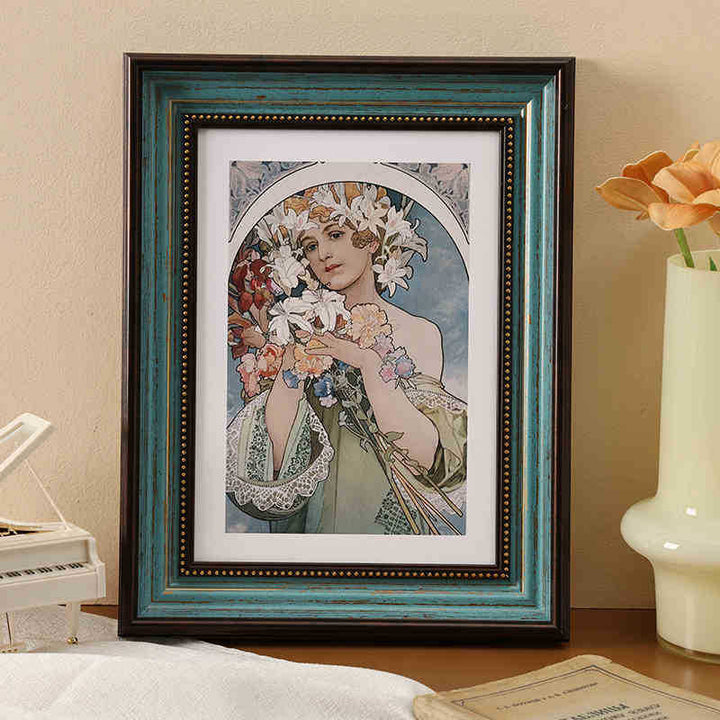 Vintage Botanical Art Frame