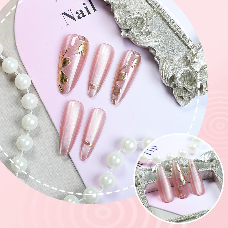 Elegant Ombre Press-On Nail Art