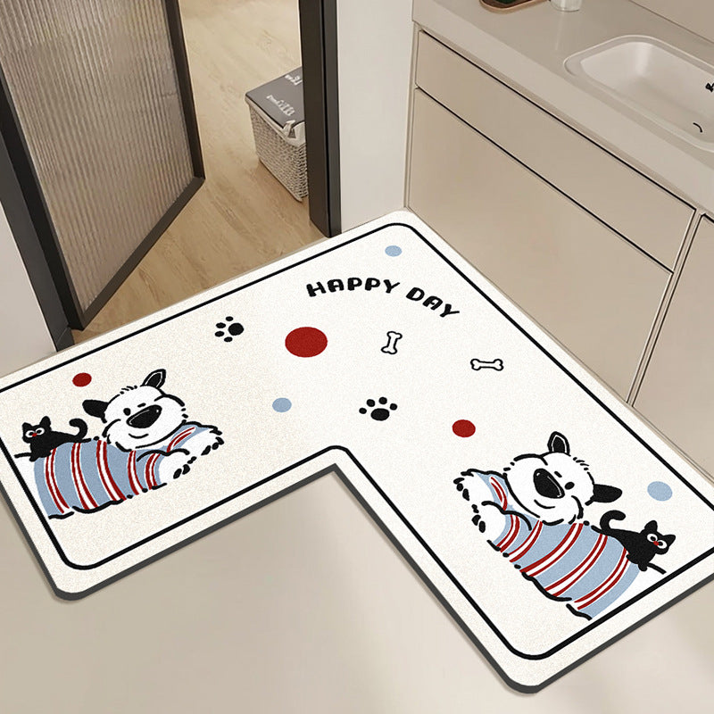 Panda-Themed Decorative Bath Mat