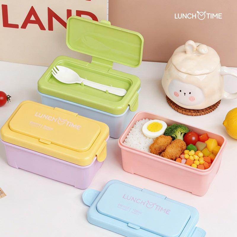 Multi-Compartment Eco-Friendly Lunch Box with Leak-Resistant Design