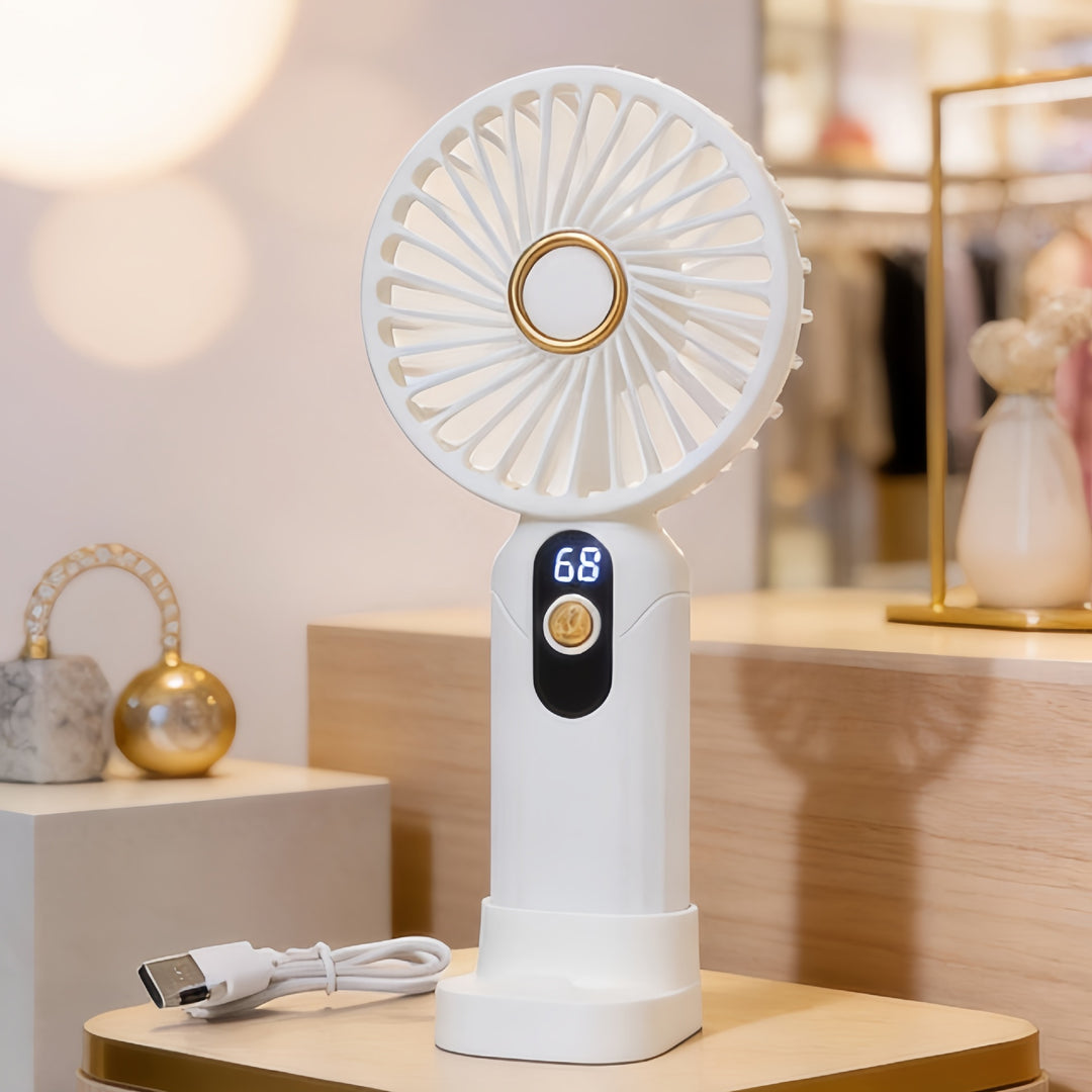 Women's portable USB fan with variable speed control Kalsten