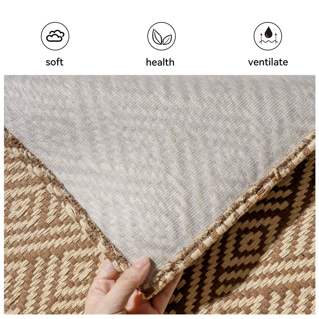 Geometric Pattern Kitchen Runner Mat