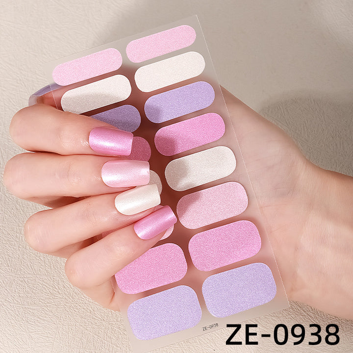 Artistic Press-On Nail Wraps