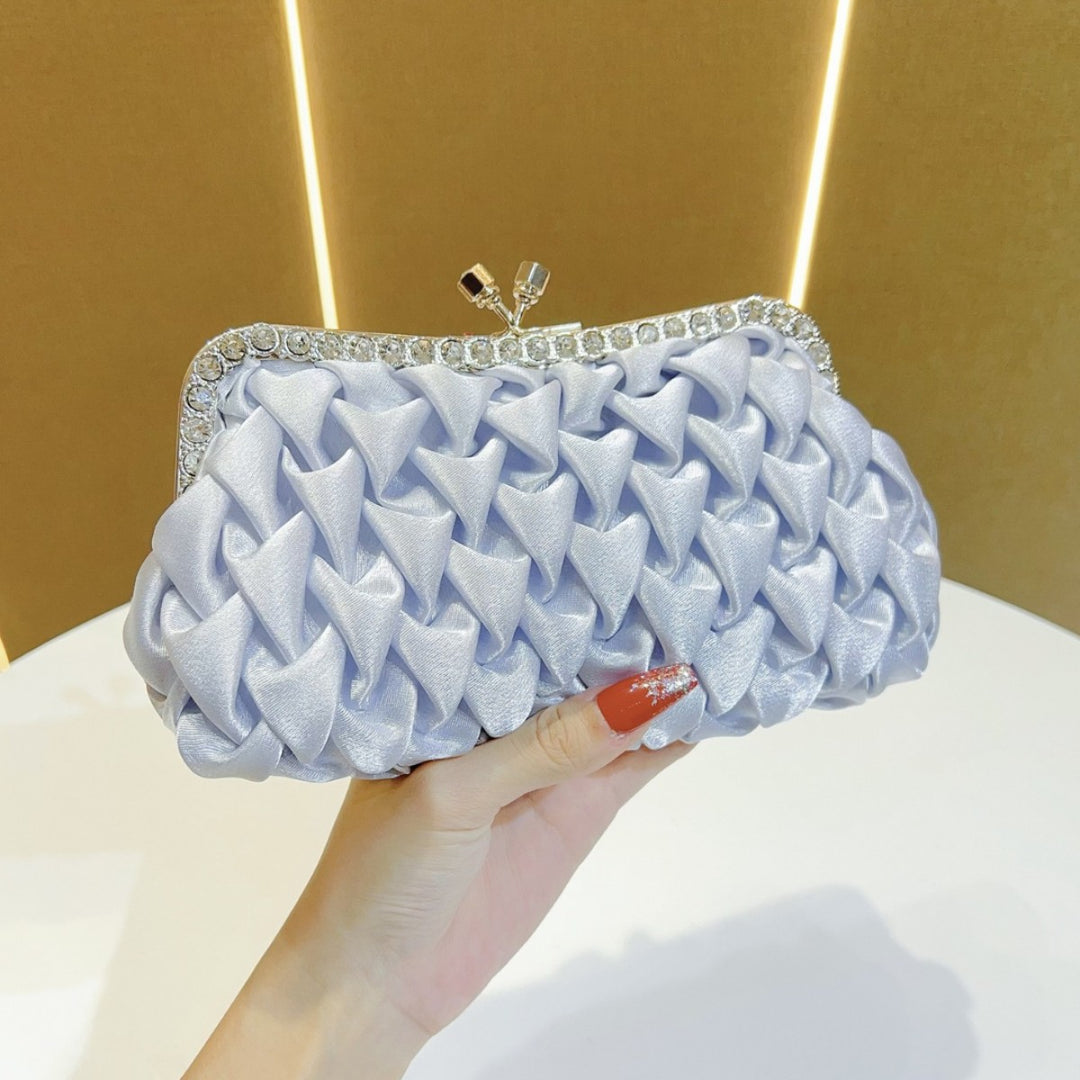 Pleated Evening Clutch