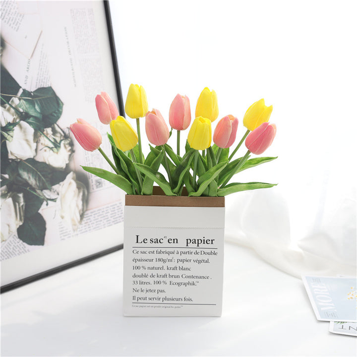 Artificial Decorative Tulip Bouquet