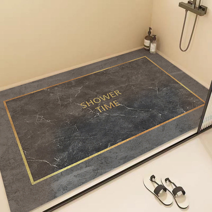 Marble Pattern Shower Mat Kalsten