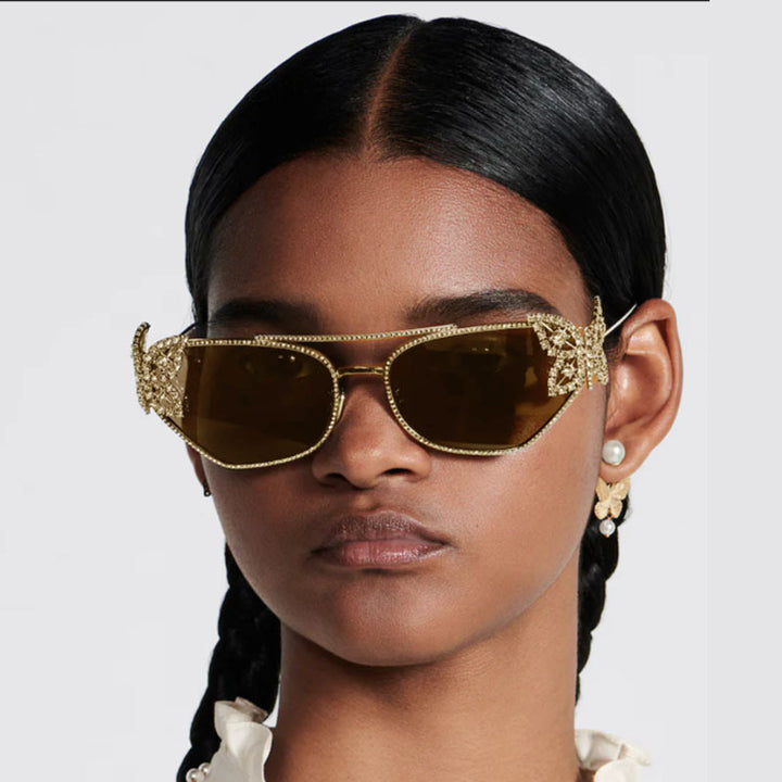 Women's Luxury Sunglasses with Elegant Butterfly Detail Kalsten