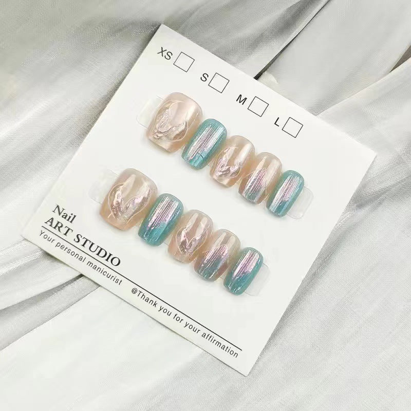 Artificial nails with Elegant Ombre Design Kalsten