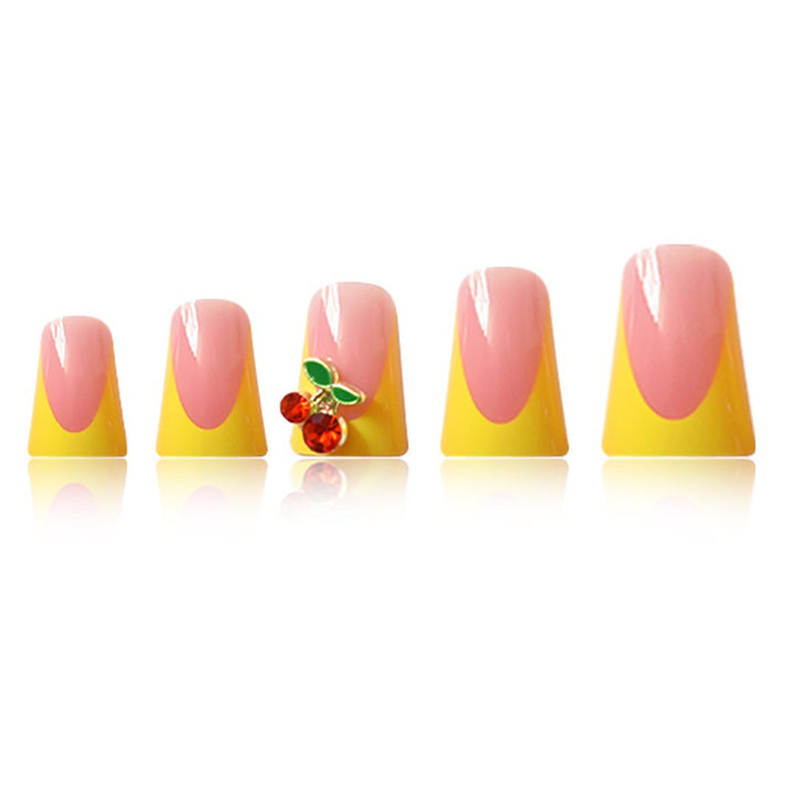 Premium Artistic Floral Press-On Nail Extensions Kalsten