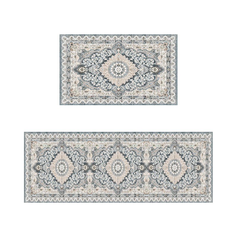 Vintage Floral Pattern Area Rug Set Kalsten
