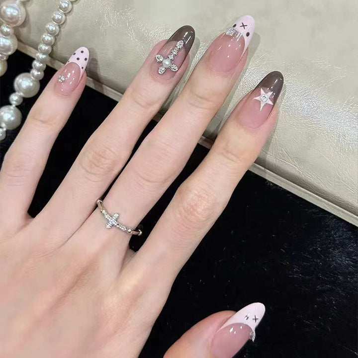 Artificial nails with decorative 3D designs Kalsten