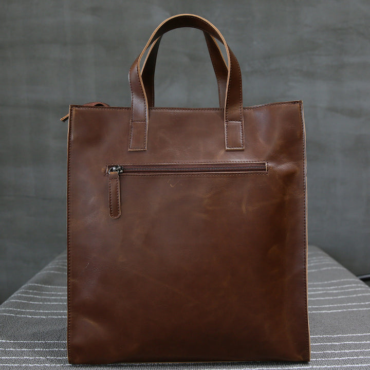 Stylish and Spacious Leather Bag Kalsten