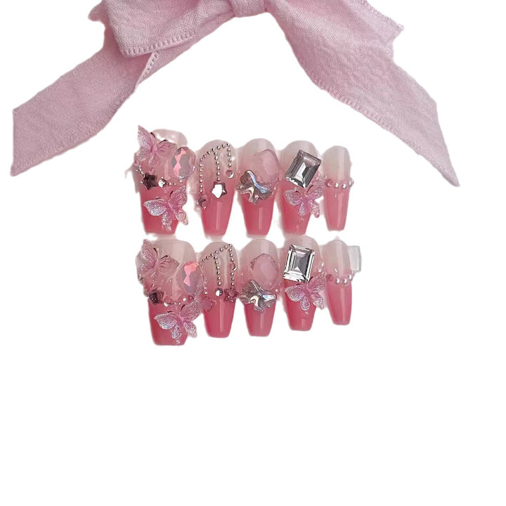 Decorative Press-On Nail Art Set 1790731540