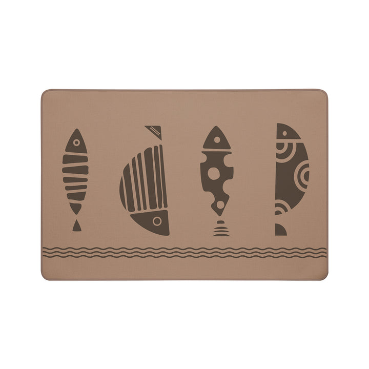 Decorative Fish Pattern Bath Mat