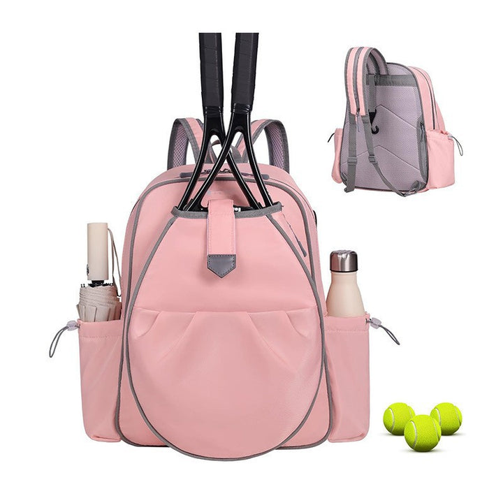 Sporty tennis backpack with special racket and accessory compartments Kalsten