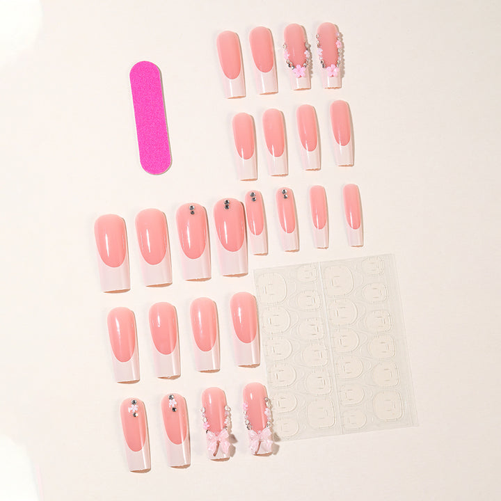 Decorative Floral Acrylic Nail Extensions Kalsten 1789713131