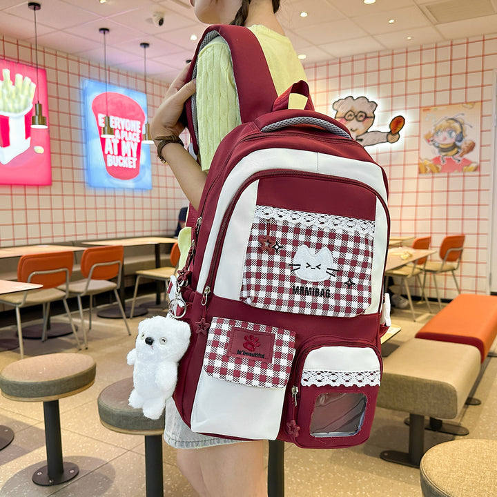 Stylish Multi-Functional Backpack with Cute Accents Kalsten