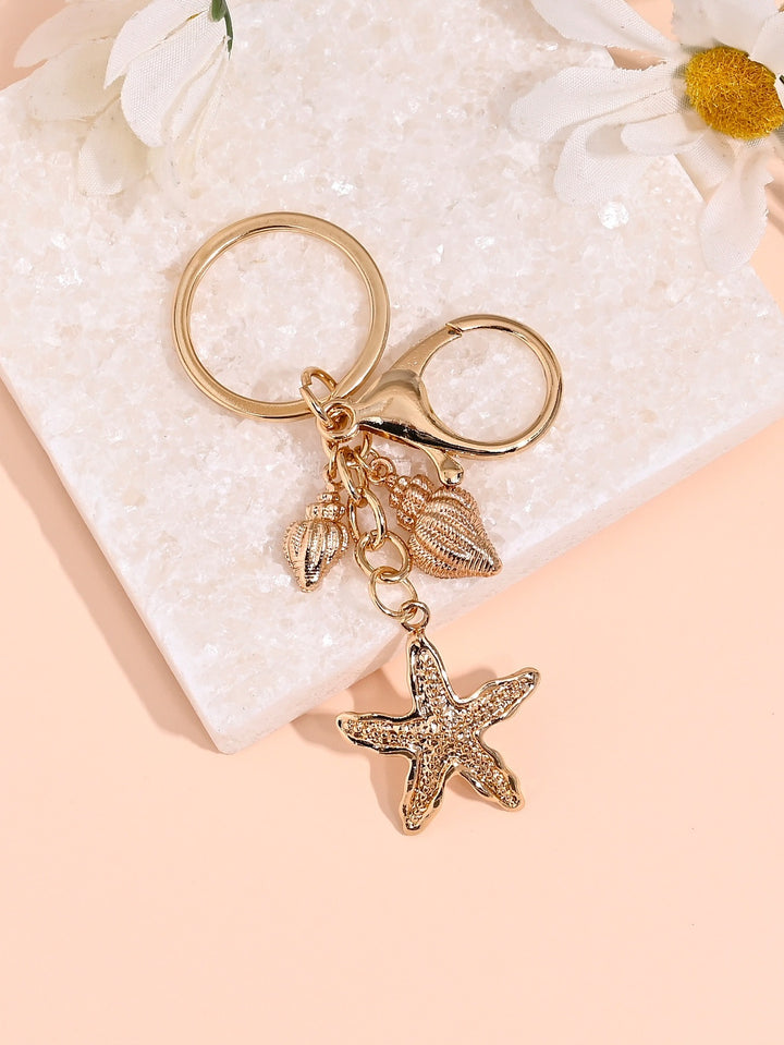 Keychain with Maritime Star Motif Kalsten