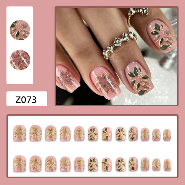 Artful Nail Art with Floral Design Kalsten