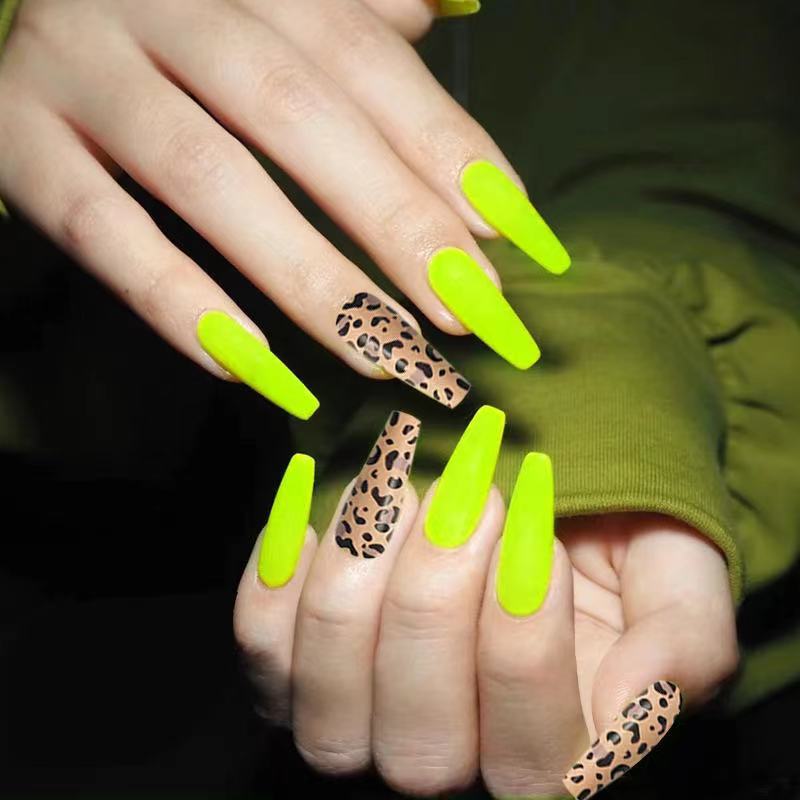 Long Coffin Press-On Nail Tips