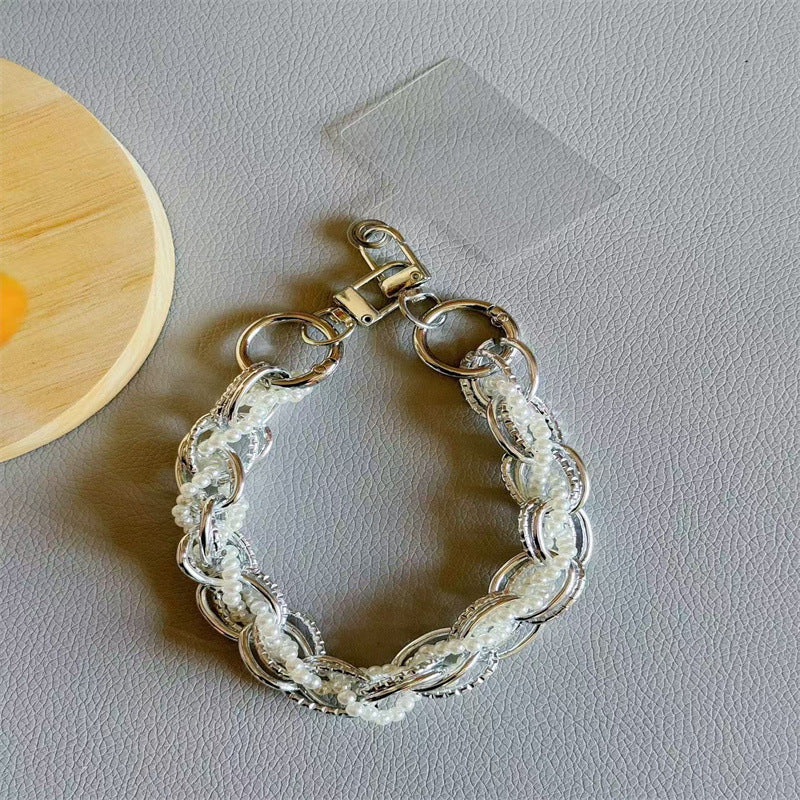 Elegant Pearl-Accented Keychain Kalsten