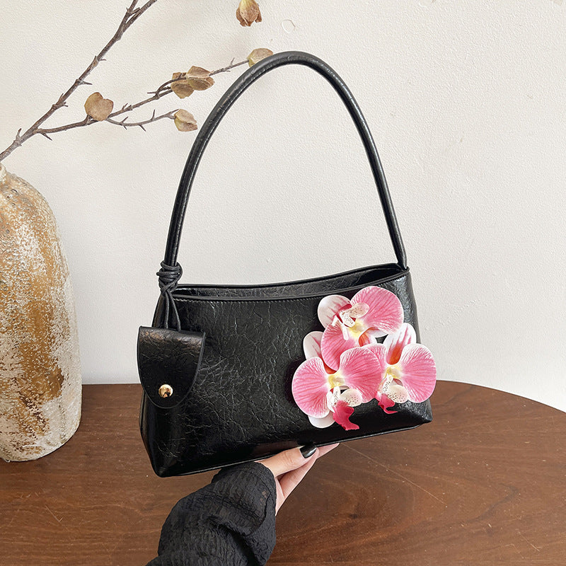 Floral Accent Handbag
