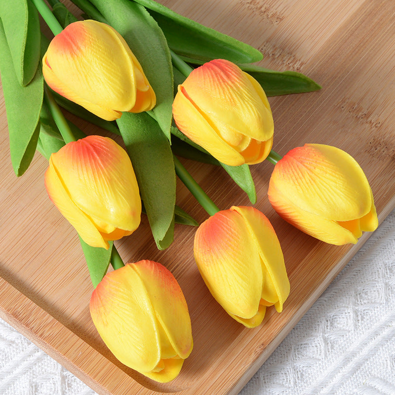 Realistic Artificial Tulip Bouquet