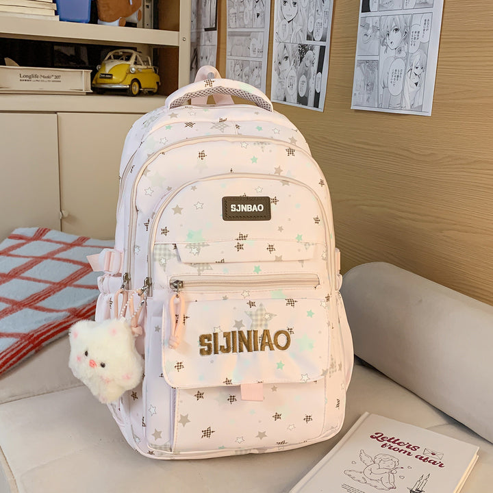 Cute Star-Embellished Everyday Backpack Kalsten