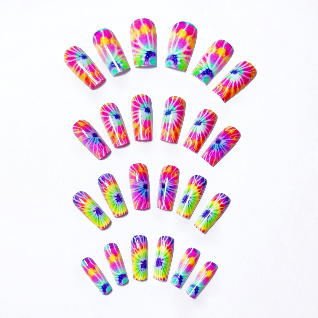 Creative Nail Art In Psychedelic Design Kalsten