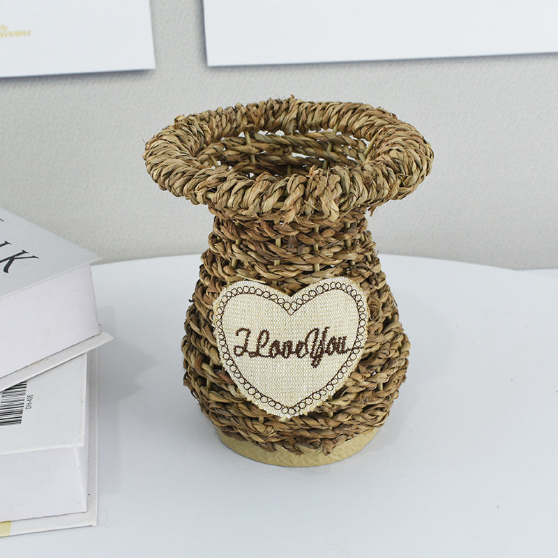 Handcrafted Natural Woven Storage Basket Kalsten