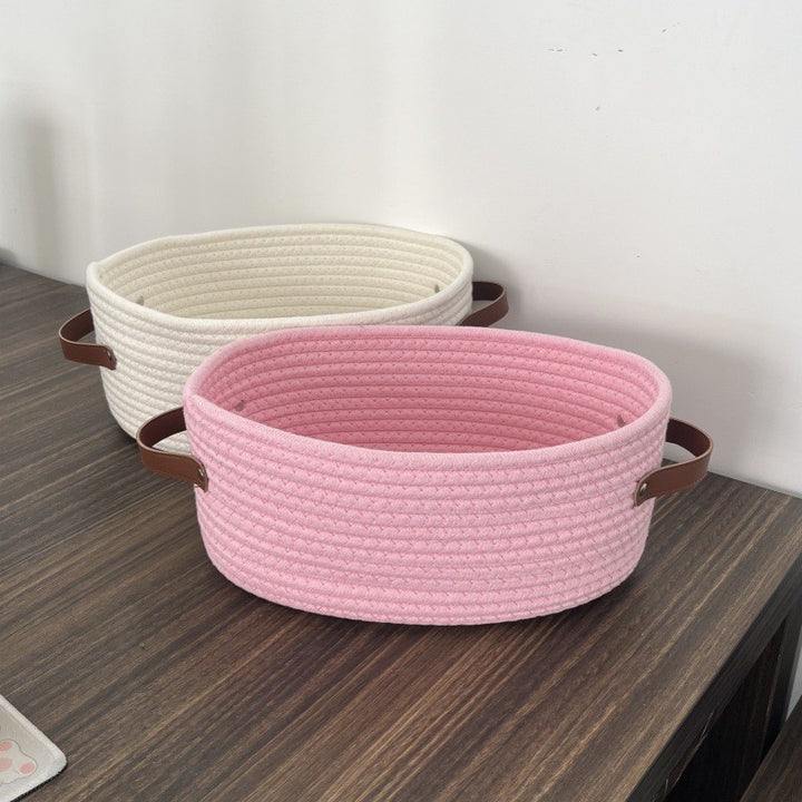 Women Gift Basket made of braided material Kalsten