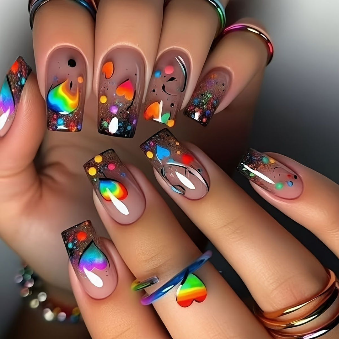 Floral Art Acrylic Nail Set Kalsten