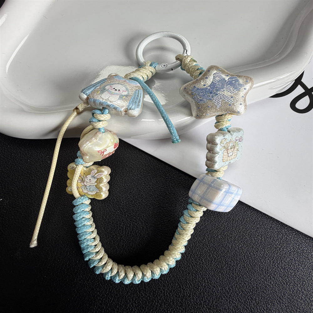 Playful Beaded Charm Phone Strap Kalsten 1790134944