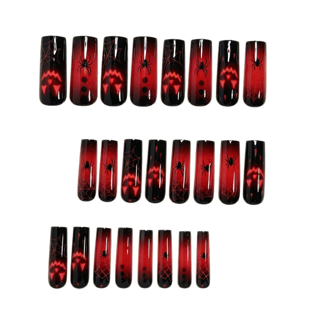 Spooky Themed Press-On Nail Art Kalsten
