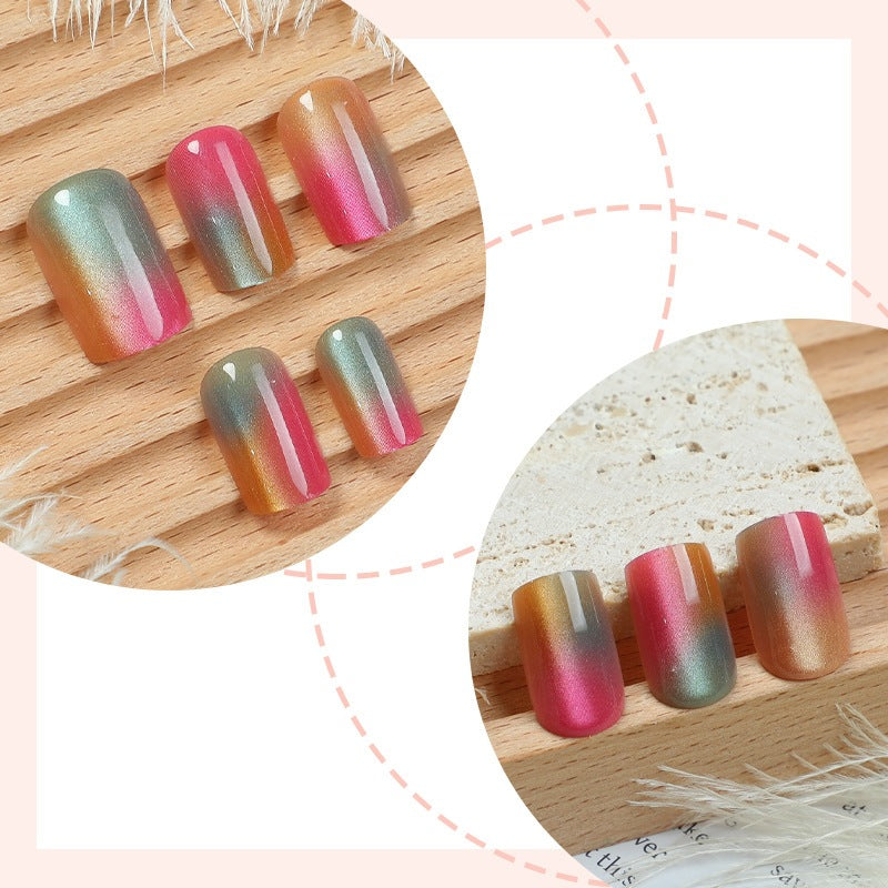 Artificial nail set with elegant gradient design Kalsten