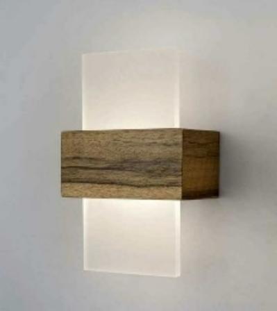Modern Wooden Wall Sconce