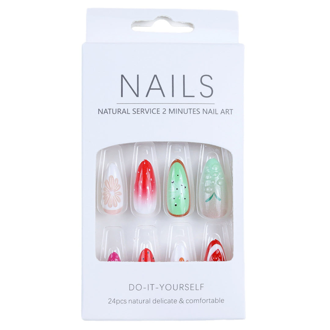 Creative art nails in fruit motif design Kalsten