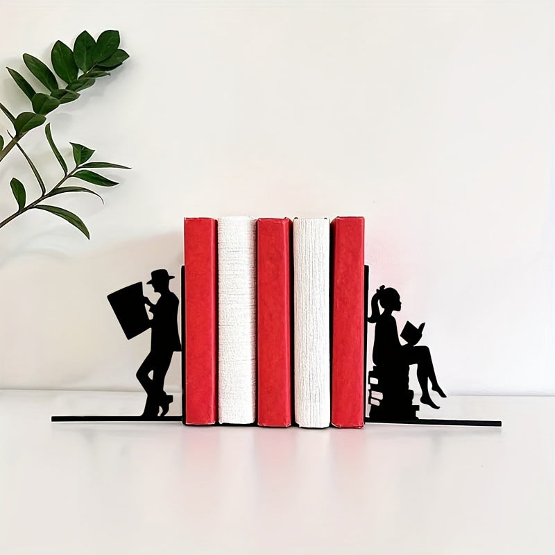 Artistic Metal Bookends  1789394573