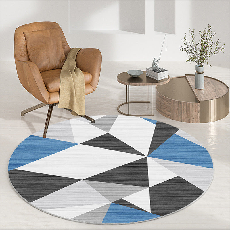 Abstract Patterned Round Area Rug Kalsten