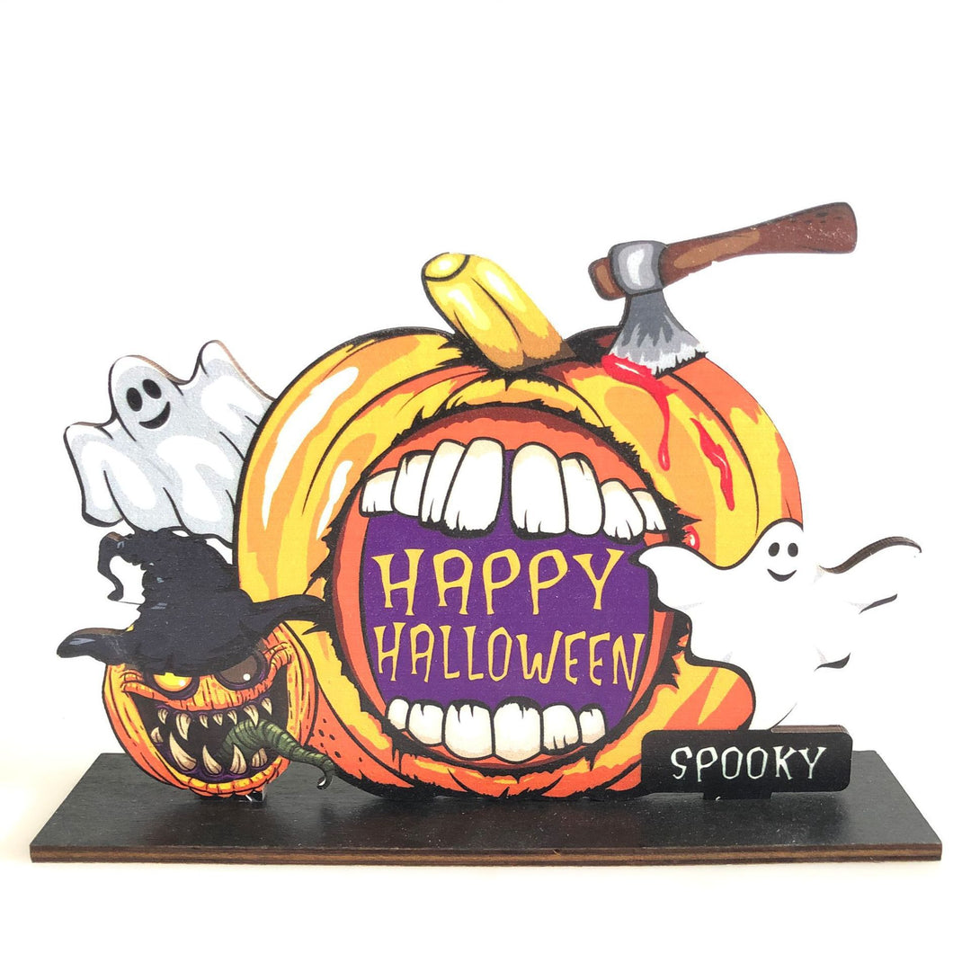Halloween-Themed Decorative Table Centerpiece