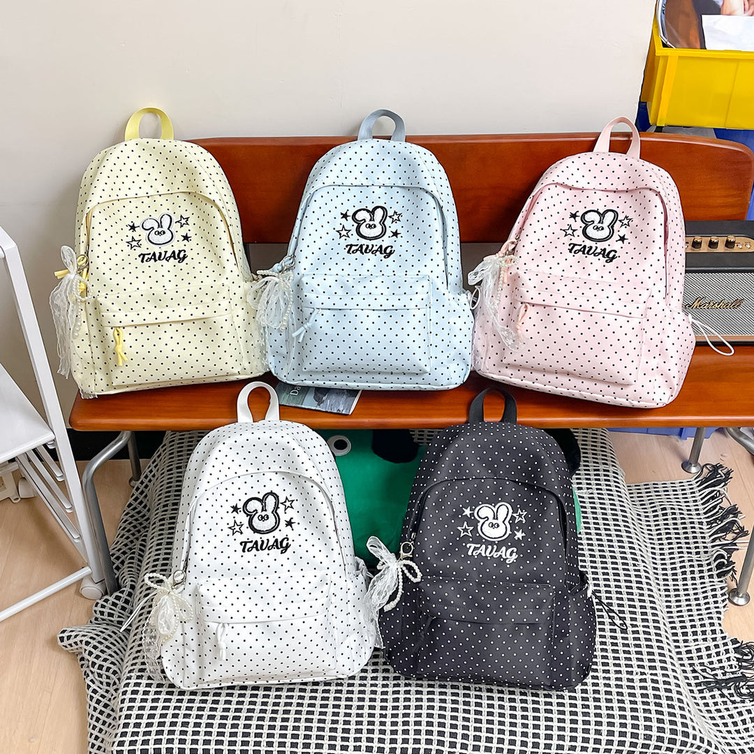 Cute Polka Dot Character Backpack Kalsten