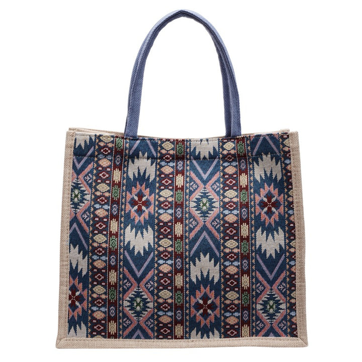 Ethnic-Inspired Decorative Tote Bag