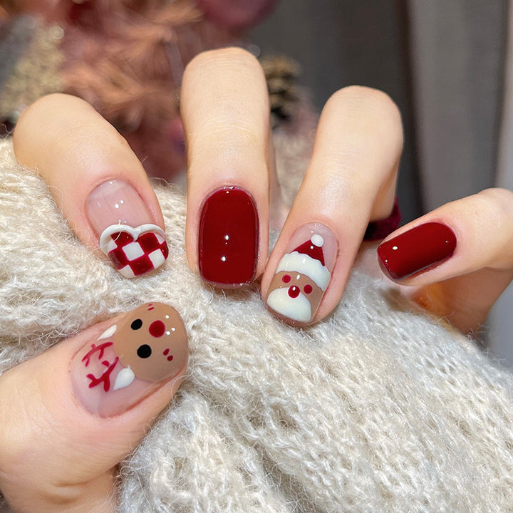 Fun Character-Themed Press-On Nail Art Kalsten