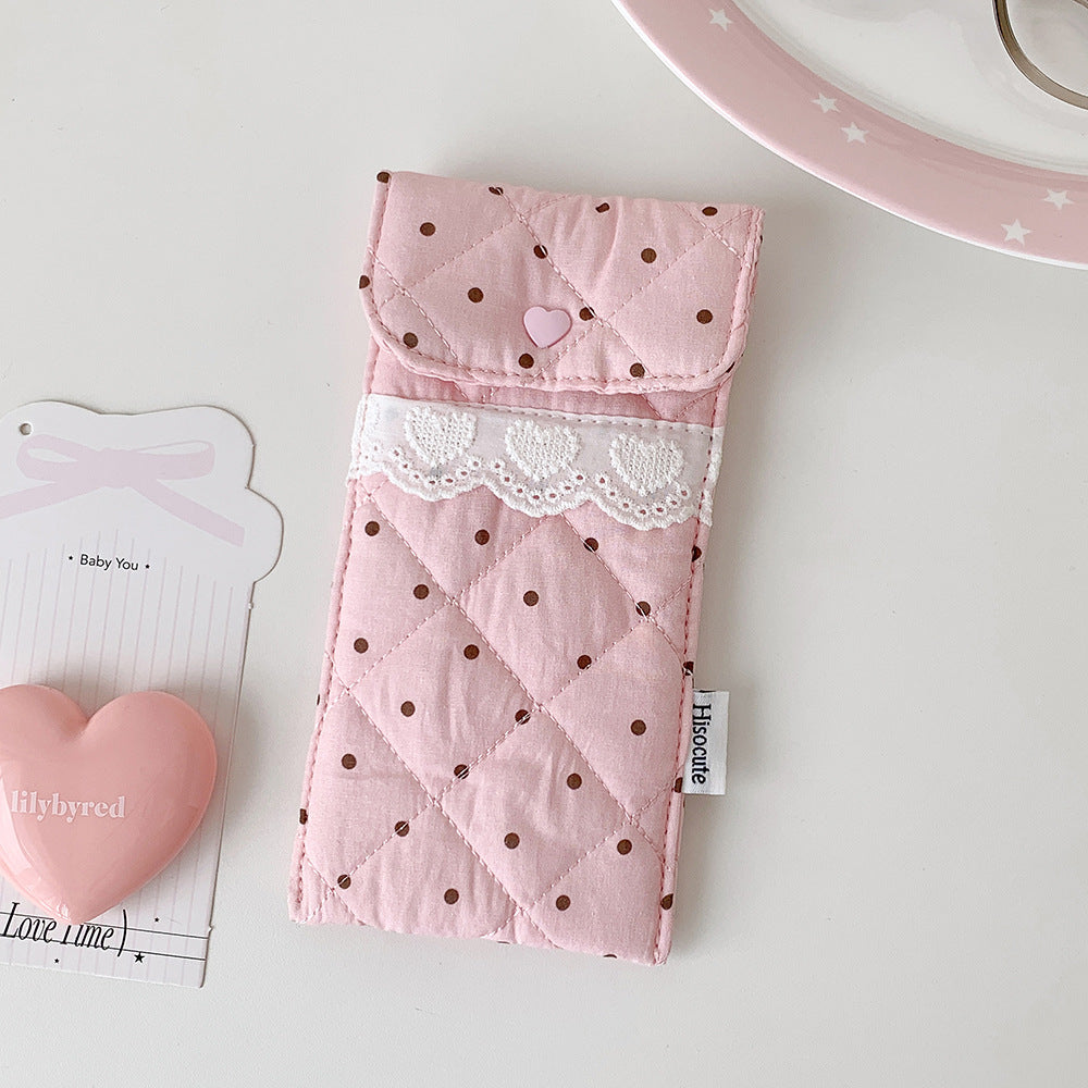 Quilted Elegance Pencil Case