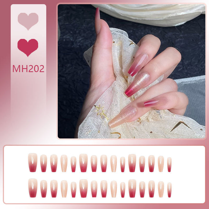 Gradient Glitter Press-On Nails